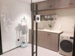 Bathroom sa Hanting Hotel Wenzhou Leqing Liushi Town