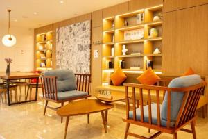 Ruang duduk di Hanting Hotel Changchun Guilin Road South Lake Park
