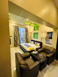 Istumisnurk majutusasutuses HOTEL DEVA INN