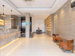 De lobby of receptie bij Hanting Hotel Quanzhou Overseas Chinese University