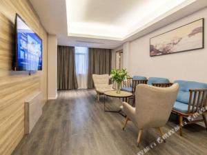 Posezení v ubytování Hanting Premium Hotel Putian Wanda Plaza