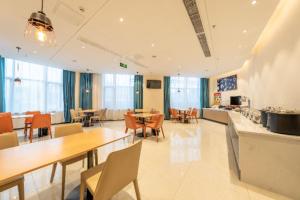 ห้องอาหารหรือที่รับประทานอาหารของ City Comfort Inn Shannan Passenger Terminal