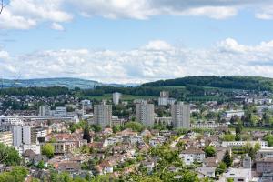 Almennt útsýni yfir borgina Brugg eða útsýni yfir borgina eins og það er í sumarhúsinu
