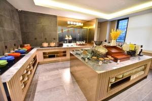 Starway Hotel Shijiazhuang Zhongshan West Road tesisinde mutfak veya mini mutfak