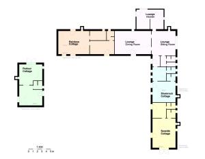 Půdorys ubytování Ventry Farm - Seaside Cottage by Trident Holiday Homes