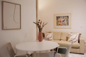 Posezení v ubytování Zampeli Apartment