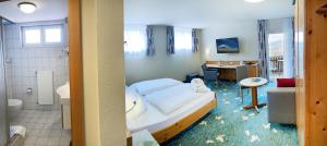 Koupelna v ubytování Hotel Sonnentau