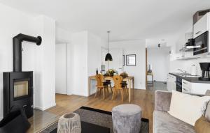 Kuchyň nebo kuchyňský kout v ubytování Stadtblick