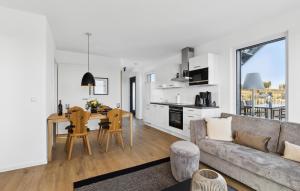 Kuchyň nebo kuchyňský kout v ubytování Stadtblick