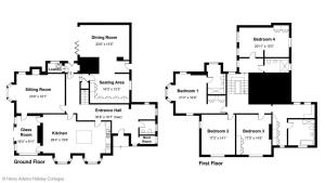 a floor plan of a house at Blythe House - Emsworth in Emsworth