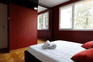 Postel nebo postele na pokoji v ubytování 5Rooms