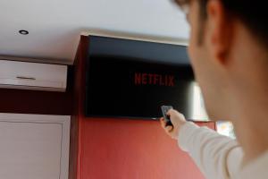 TV a/nebo společenská místnost v ubytování 5Rooms