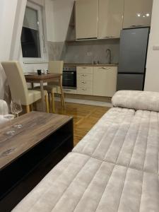 Eldhús eða eldhúskrókur á Apartman Comfort Beograd