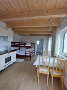 Kuchyň nebo kuchyňský kout v ubytování Ferienwohnung Maria & Luis