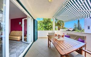 Balkón alebo terasa v ubytovaní Apartments CVITA Holiday