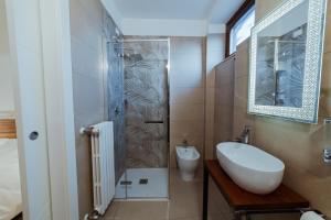 Koupelna v ubytování Hotel Alla Sosta