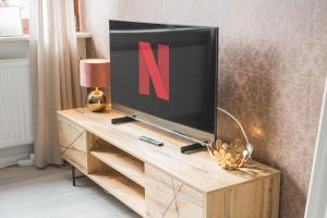 TV/Unterhaltungsangebot in der Unterkunft Perouser Wohlfühloase