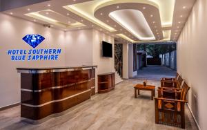 a lobby at a hotel southern blue signature at Hotel Southern Blue Sapphire in Induruwa
