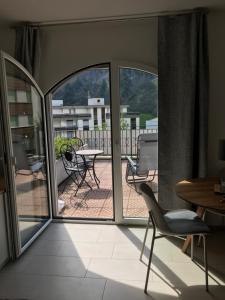 Balkón nebo terasa v ubytování Apartments Residenz Iris