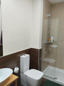 Kúpeľňa v ubytovaní Estudio Céntrico A1