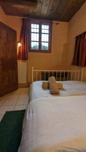 Postel nebo postele na pokoji v ubytování Diminio 2 Apartment at Livadi Arachova