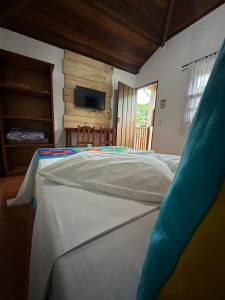 Postel nebo postele na pokoji v ubytování NayMar Paraty Casa Familiar