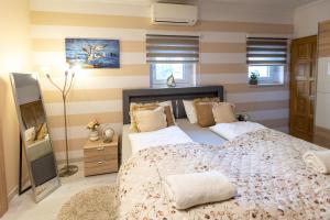 Postel nebo postele na pokoji v ubytování Balaton Fantasy Villa