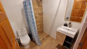 Koupelna v ubytování Pradera Ecoliving
