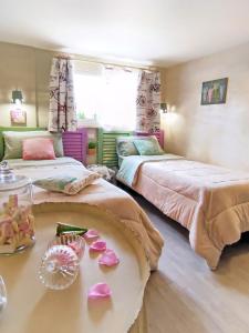 Кровать или кровати в номере Home Shabby
