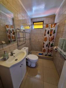Bilik mandi di cabañas Dany