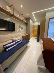 Χώρος καθιστικού στο Flat em Muro Alto - Porto de Galinhas - Makia Térreo 018D