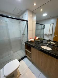 Ένα μπάνιο στο Flat em Muro Alto - Porto de Galinhas - Makia Térreo 018D