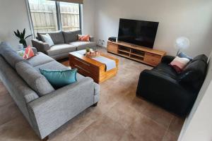 Χώρος καθιστικού στο Large townhouse direct access to beautiful beach +7 φωτογραφίες