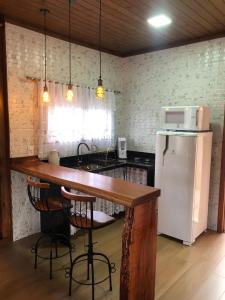 Köök või kööginurk majutusasutuses Recanto do Pimenta
