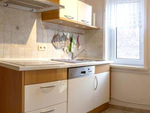 Ett kök eller pentry på Apartment in the Eichengrund