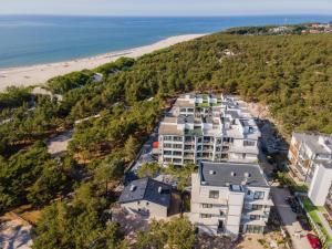 an aerial view of a beach with condos at Holiday apartment near the beach in Rowy in Rowy