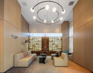 The lobby or reception area at Nihao Hotel Quanzhou Donghu Street
