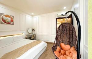 Postel nebo postele na pokoji v ubytování Alice's home Times city + 45 fotografií