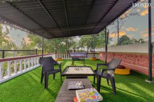 Zahrada ubytování EKOSTAY- Deltin Villa