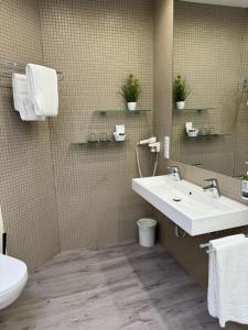 Koupelna v ubytování Cityhotel Kaiser Karl Aachen