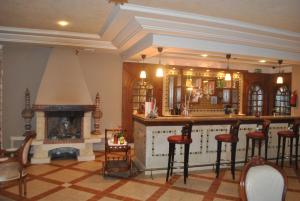 Lounge nebo bar v ubytování Hotel de charme et SPA Dar El Bhar