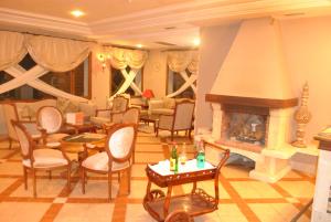 Posezení v ubytování Hotel de charme et SPA Dar El Bhar