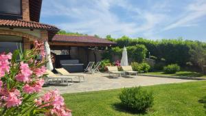 A garden outside Casa Castella - Langhe