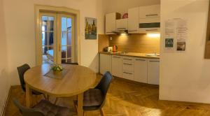 Kjøkken eller kjøkkenkrok på Apartmán Kaiser