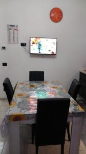 A television and/or entertainment centre at il Biscottino