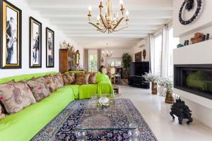 Χώρος καθιστικού στο B&B RED WINE COUNTRY HOUSE