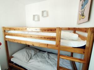 Двухъярусная кровать или двухъярусные кровати в номере Ferienpark M05-001 Ferienpark