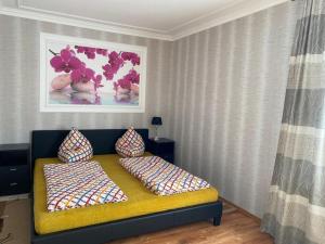 Posezení v ubytování Gemütliche Ferienwohnung