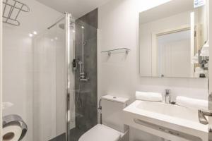 Koupelna v ubytování Hostal Neptuno