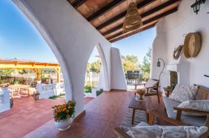 Χώρος καθιστικού στο Casita Toni